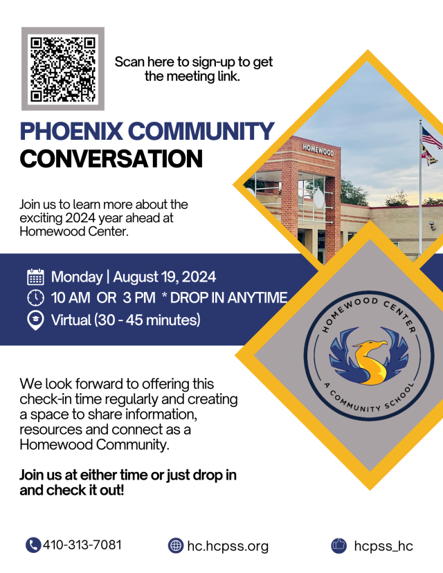 Phoenix Community Meeting Flyer