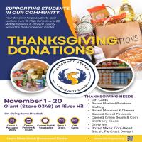 Thanksgiving Donation Flier Image